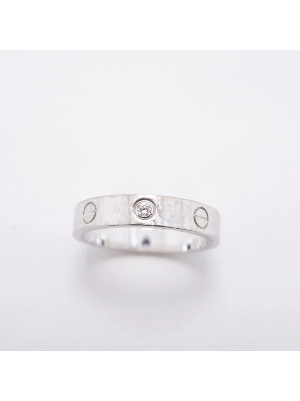 Cartier Ring Mini Love 18k White Gold Diamond